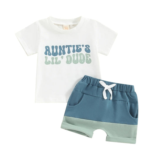 0-3Y Toddler Boys Summer Outfits Set