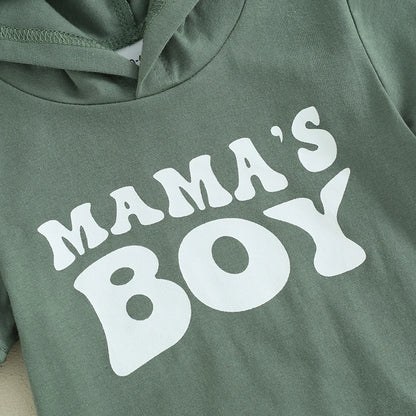 0-3Y Toddler Baby Boy Summer Letter Print Outfits
