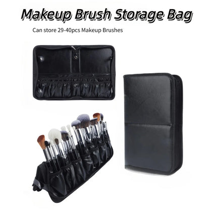 Foldable Makeup Brush Bag
