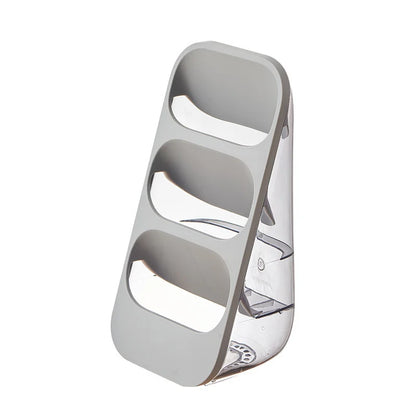 3 Grids Makeup Brushes Storage Box