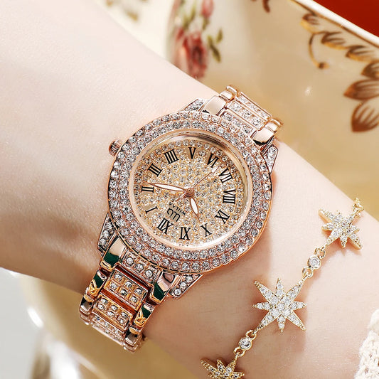 Rose Gold Quartz Ladies Watch