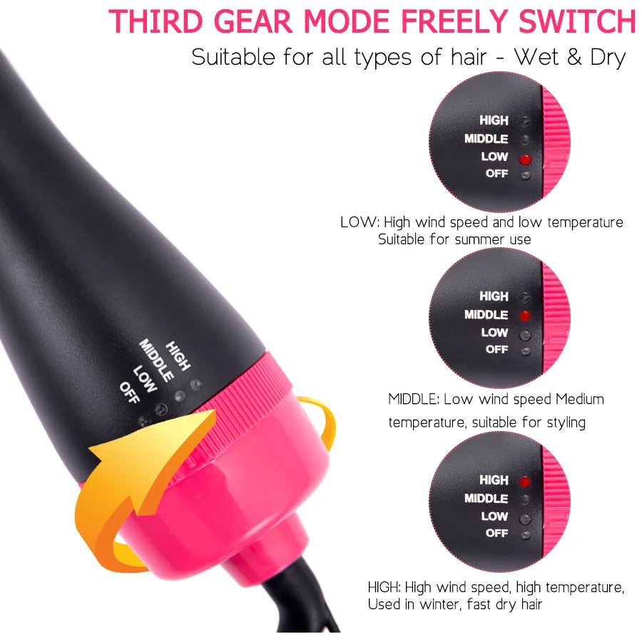 4 In 1 One Step Volumizer Blow Brush