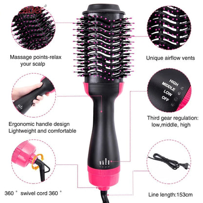 4 In 1 One Step Volumizer Blow Brush