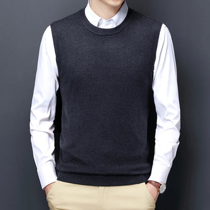 Men's Korean Round Neck Business Sweater