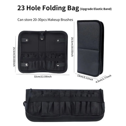 Foldable Makeup Brush Bag