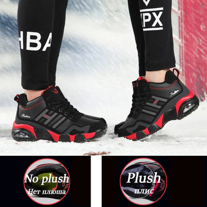 Winter Warm PU Leather Waterproof Boots